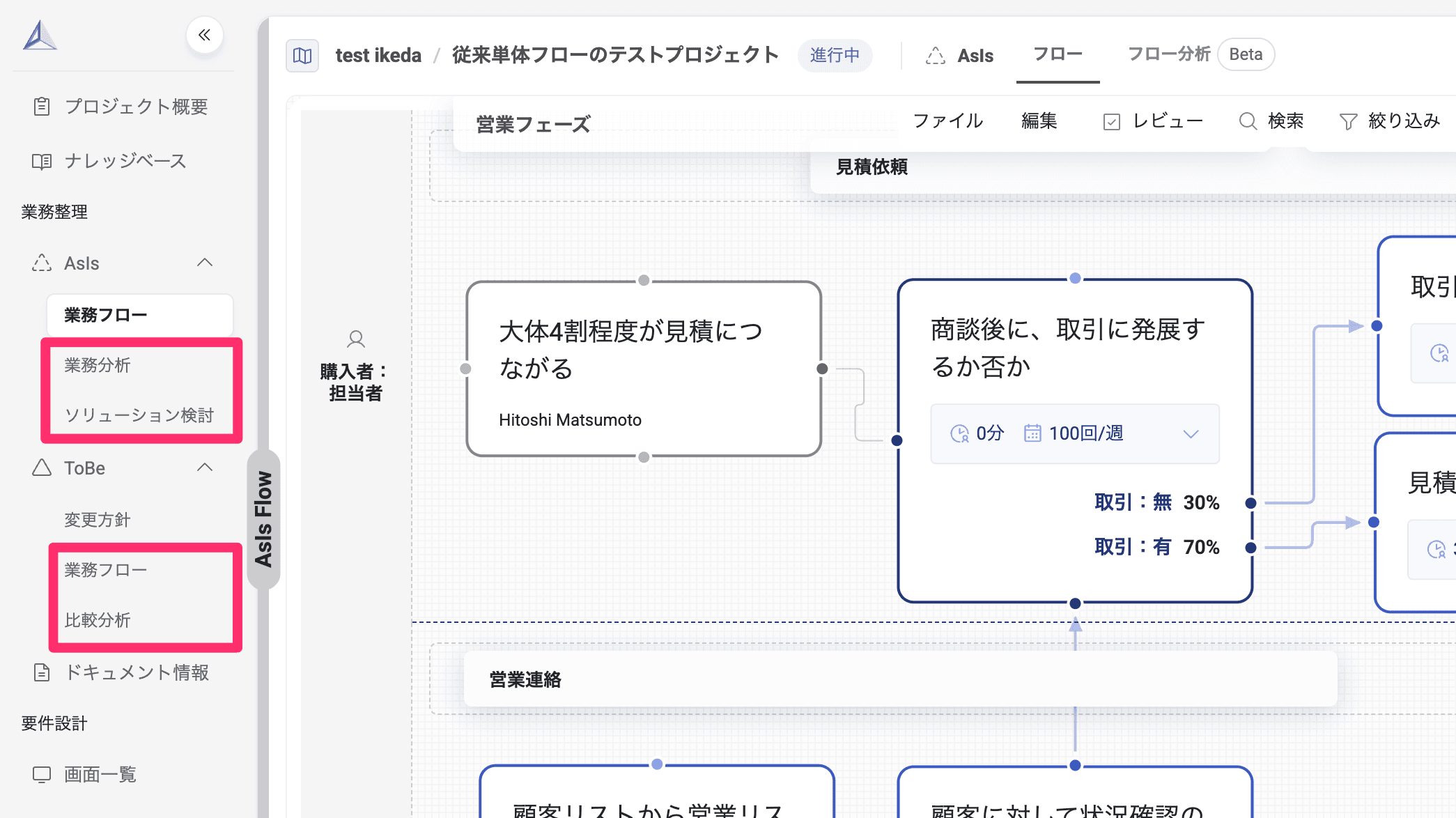 サイドバー統合 Before